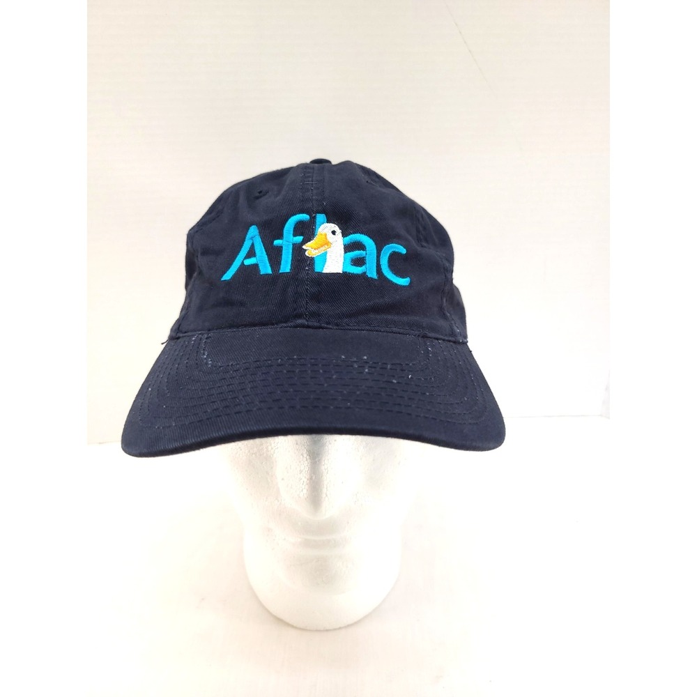 Vintage Blue‎ Aflac Baseball Hat The Game Brand Duck NOS